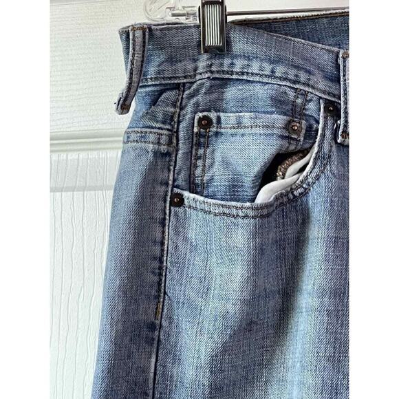 Levi’s 569 Men’s 36/34 distressed medium blue - Picture 5 of 14